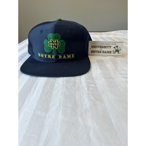 Lou Holtz Autographed/Signed Notre Dame Fighting Irish Hat The Game Vintage - Picture 1 of 12